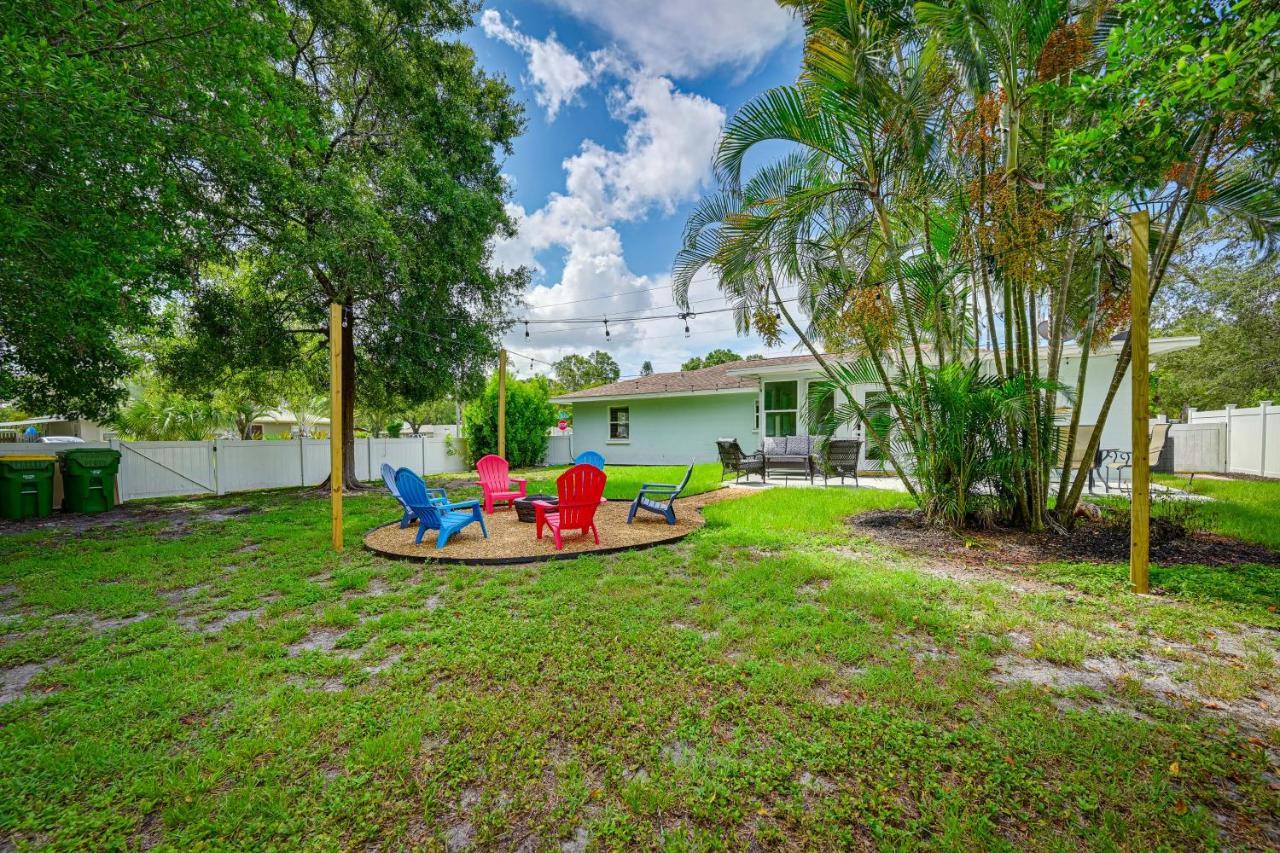 Sunny Sarasota Home With Private Yard And Fire Pit! Exterior foto